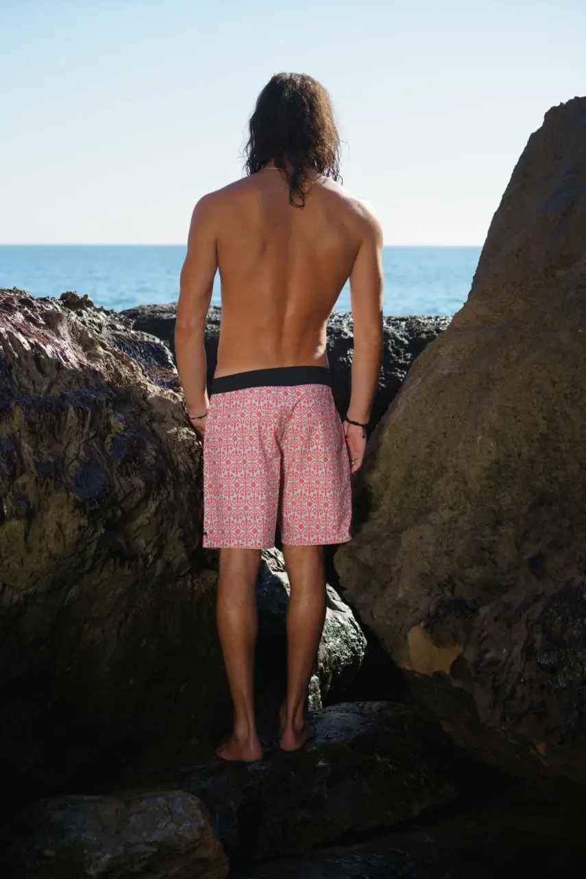 Futah - Flora Aquatic & Red Boardshorts (9)