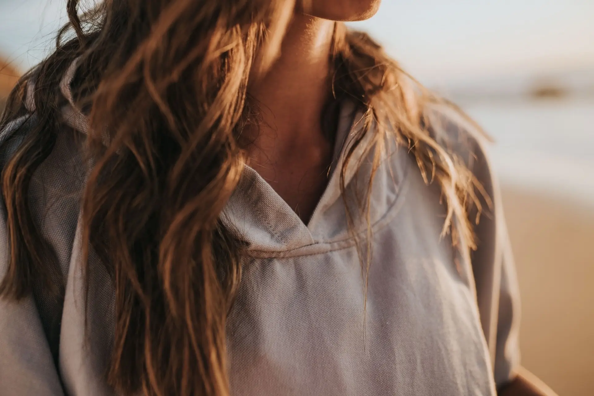 Futah - Ericeira Grey Poncho  (6)