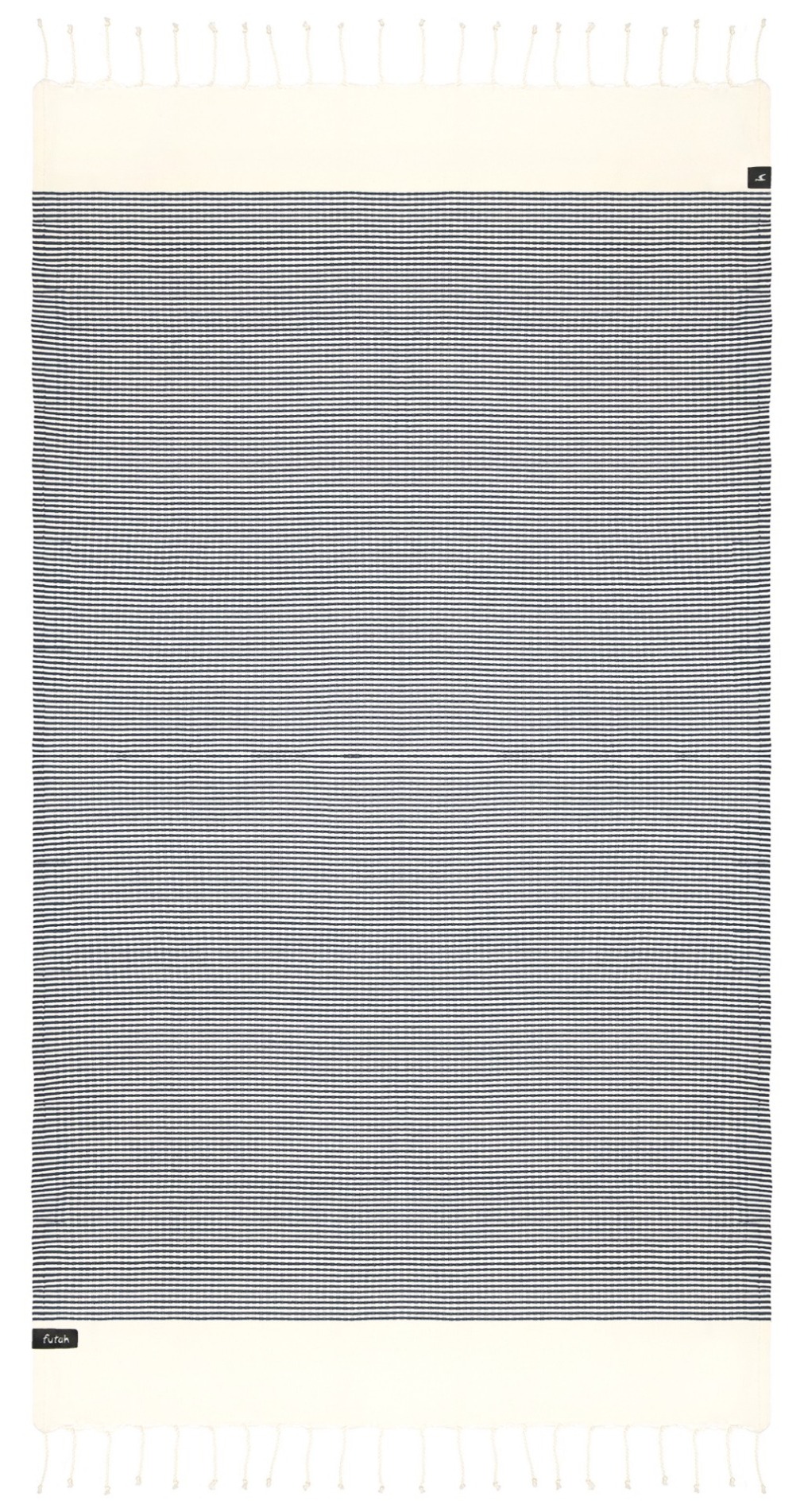 Futah - Nazaré Black Beach Towel (1)