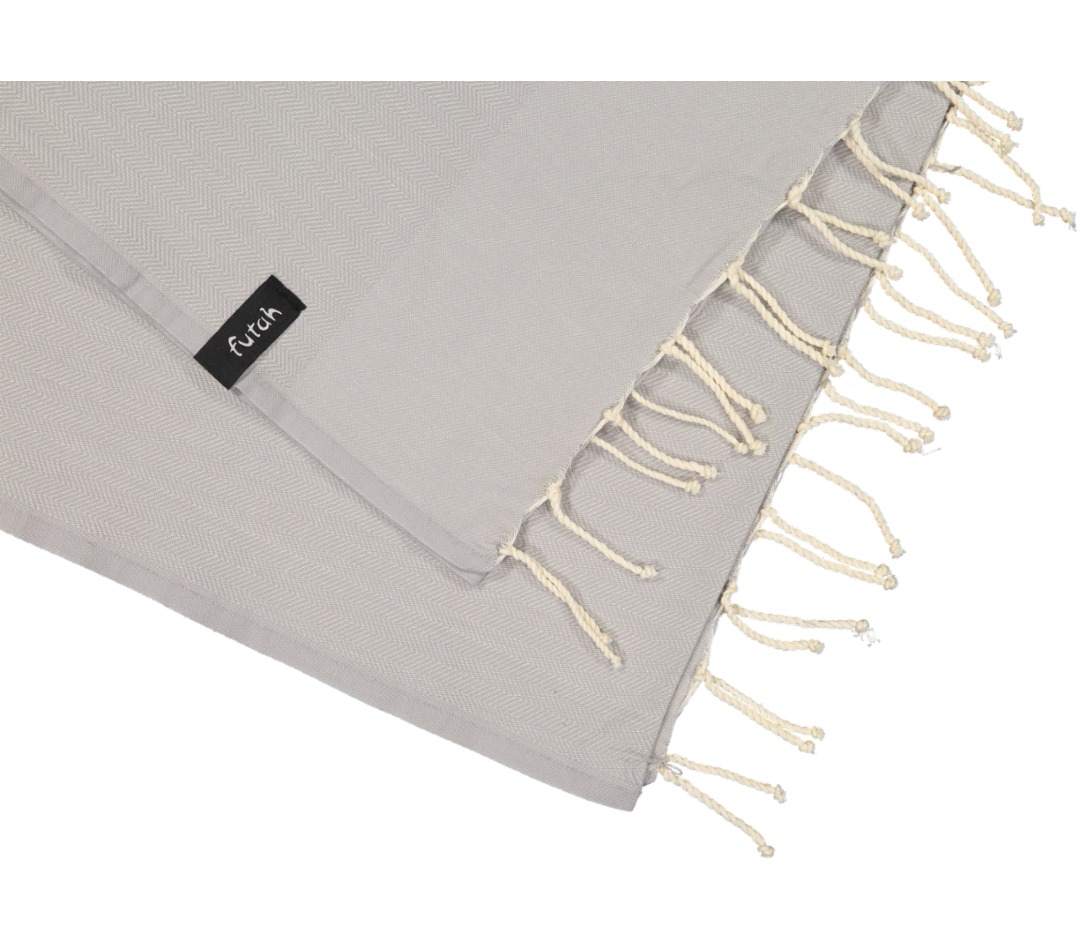 Futah - Ericeira Gray Beach Blanket  (2)