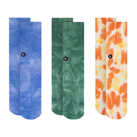 3-Pack Tie Dye Sports Socks B