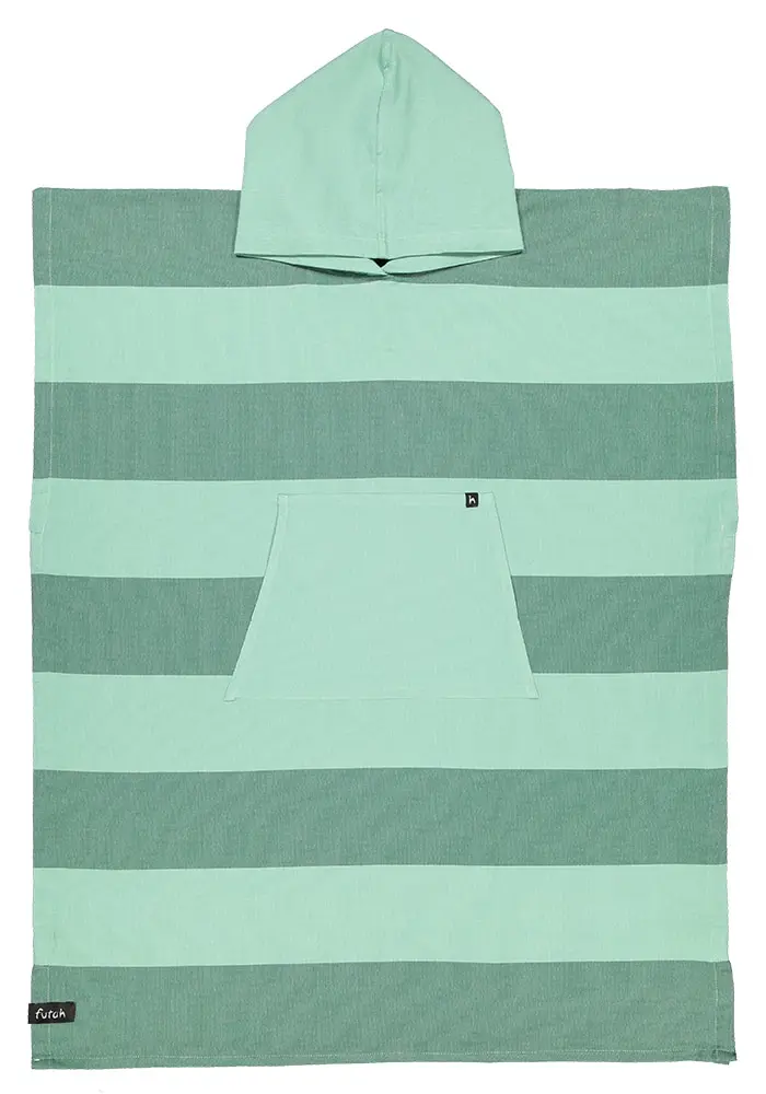 Futah - Bedu Green & Light Green Poncho (1)