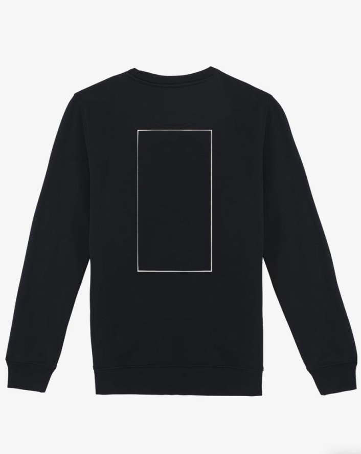 Futah - Black Organic Cotton Sweatshirt - Lisboa (2)
