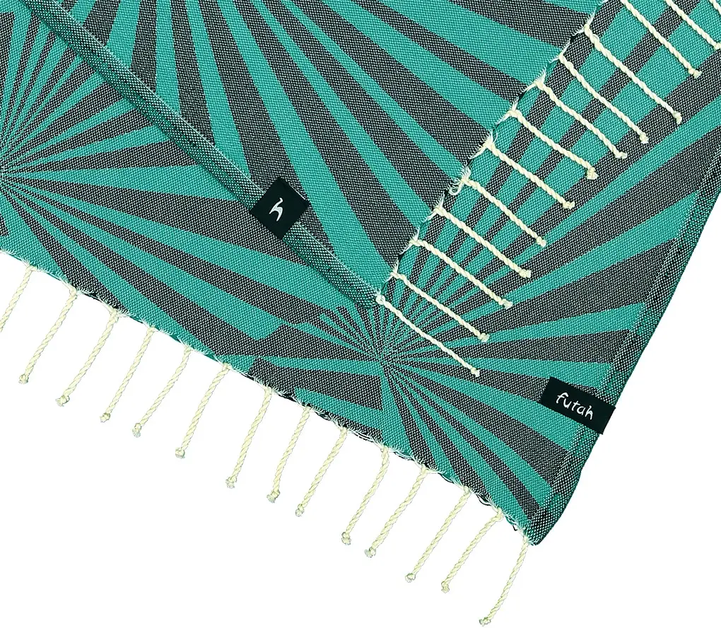 Futah - Taiga Green Beach Towel (2)