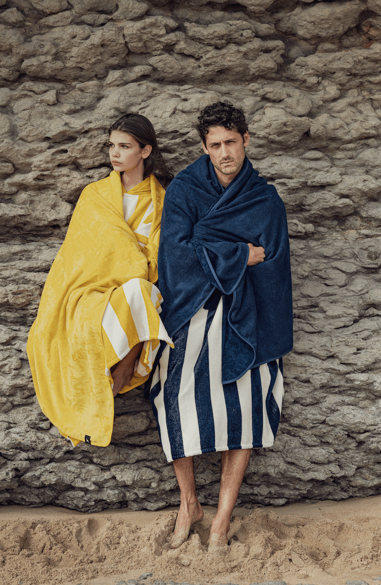Futah - Bedu Mustard Terry Poncho (6)
