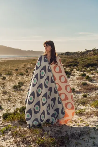 Daintree Apricot Beach Towel (2)