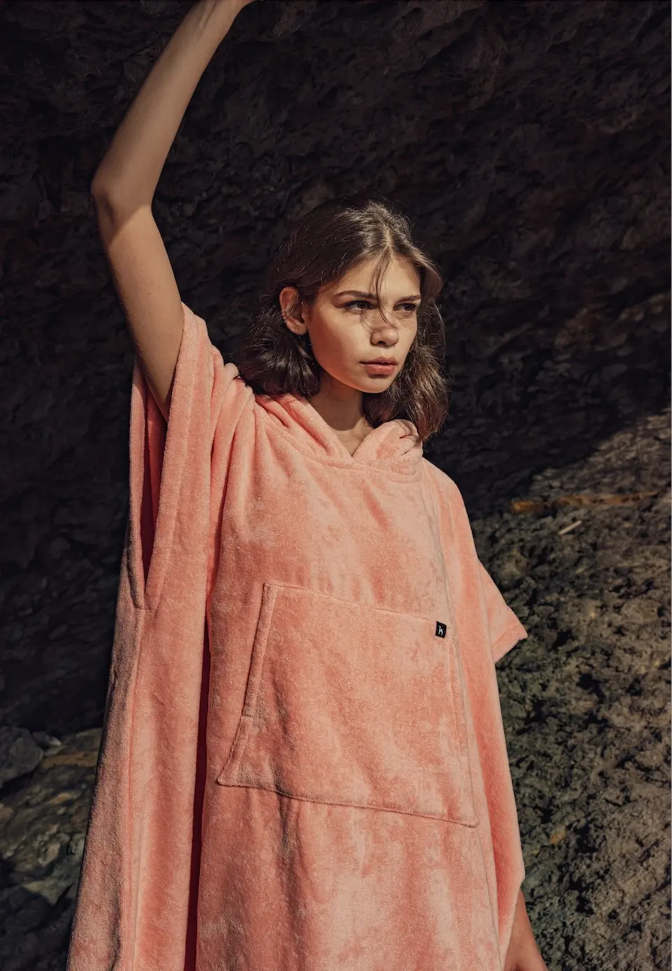 Futah - Ericeira Coral Terry Poncho (5)