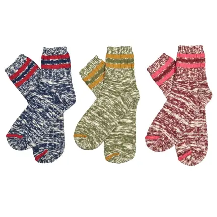 3-Pack Flamé Cotton Socks (2)