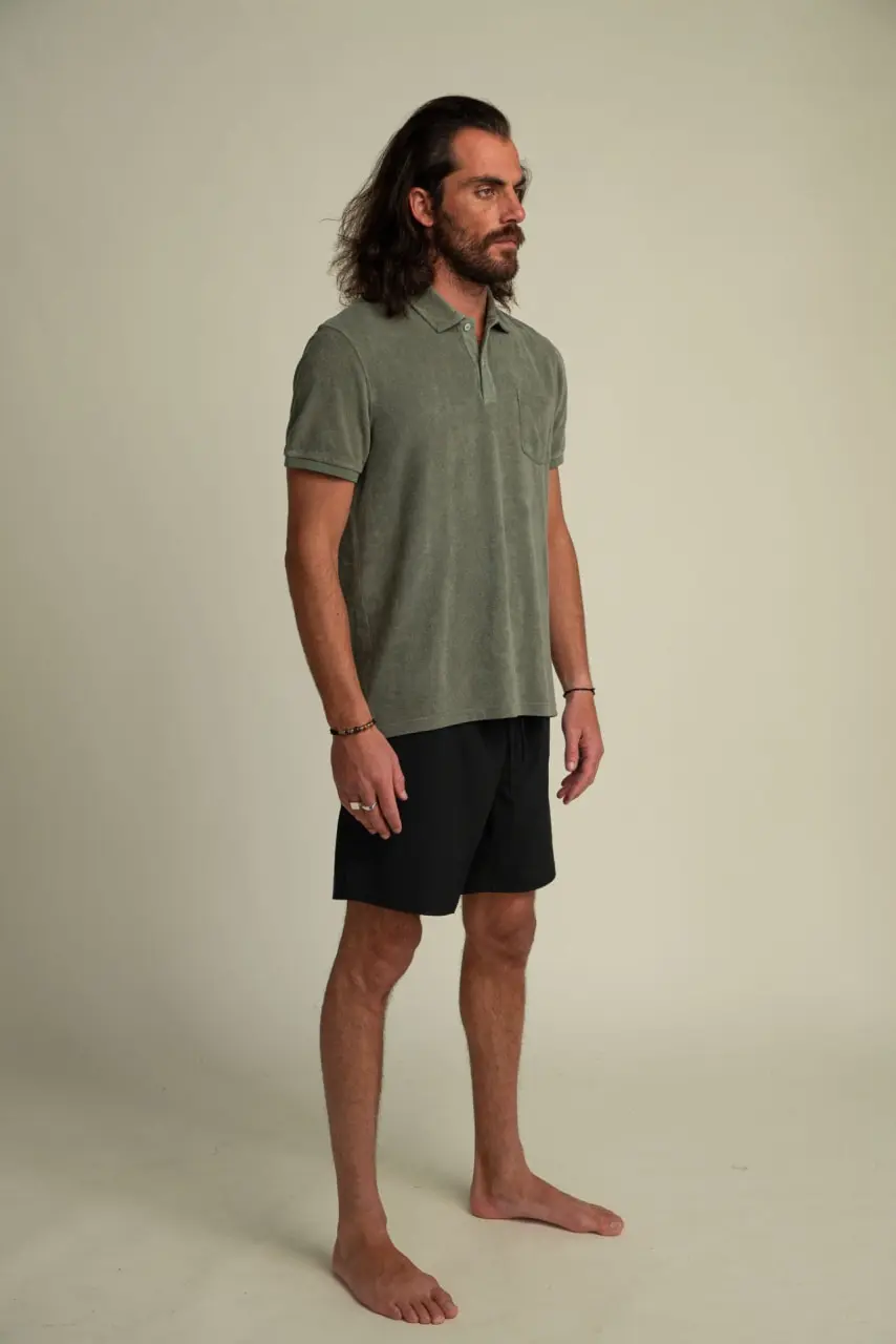 Futah - Terry Polo Khaki (2)