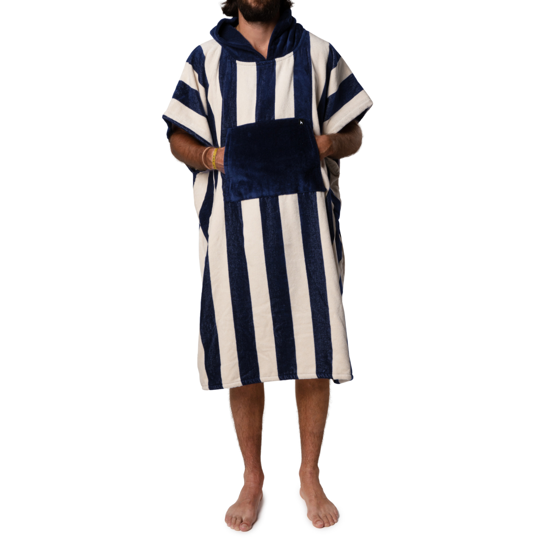 Futah - Bedu Blue Terry Poncho  (5)