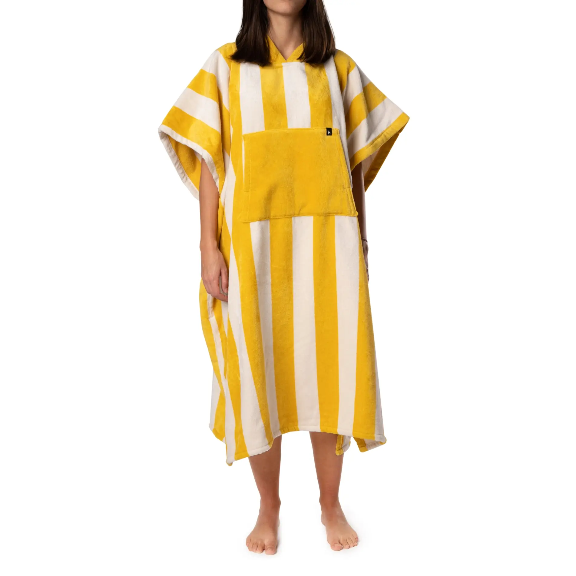 Futah - Bedu Mustard Terry Poncho (3)