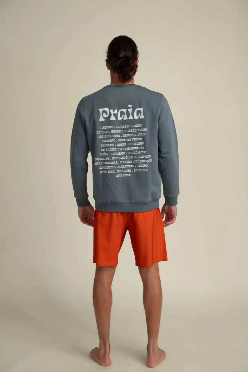 Futah - Organic Cotton Sweatshirt - Beach Grey (2)