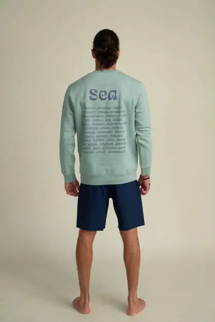 Futah Organic Cotton Sweatshirt - Sea