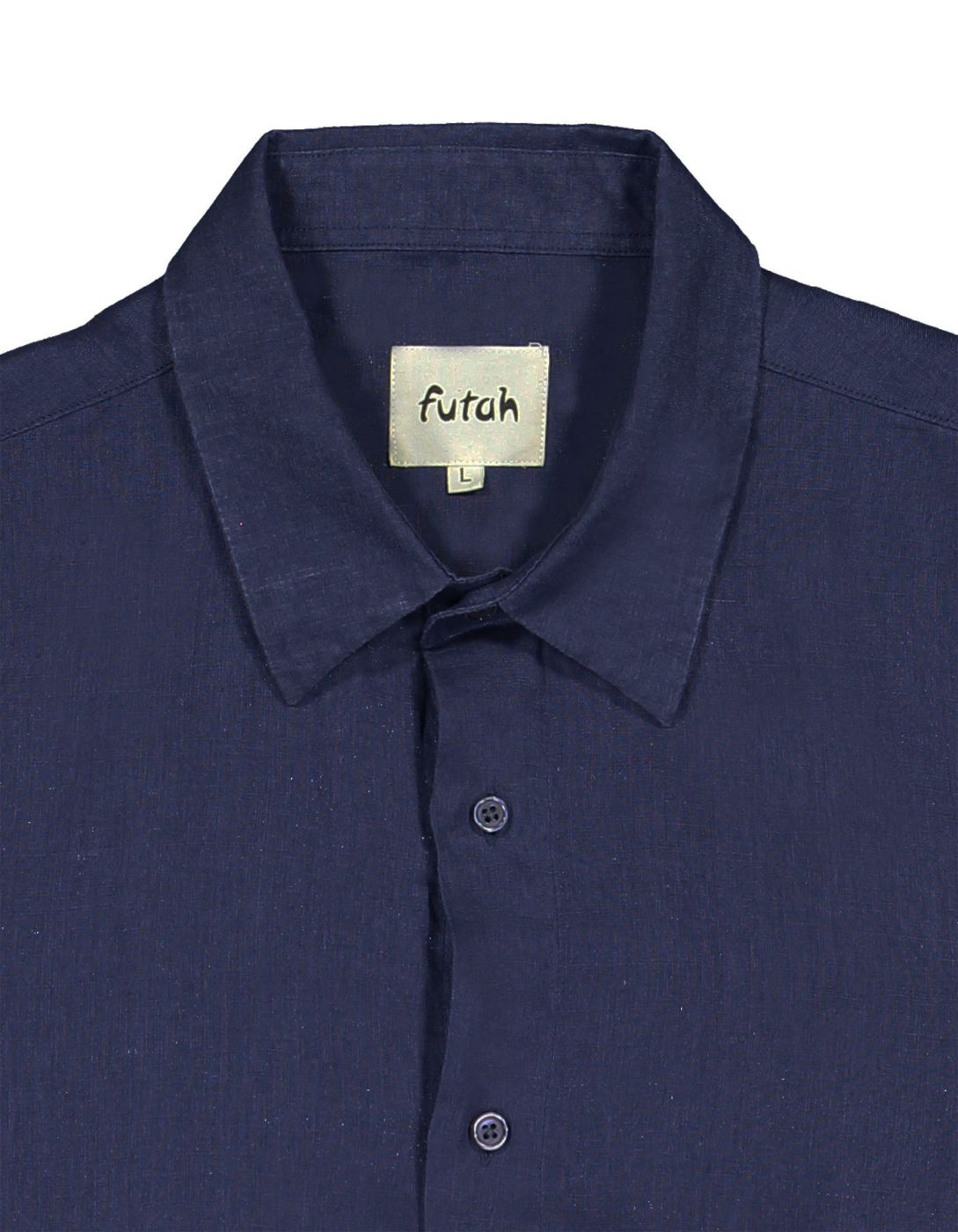 Futah - Blue Linen Shirt (2)