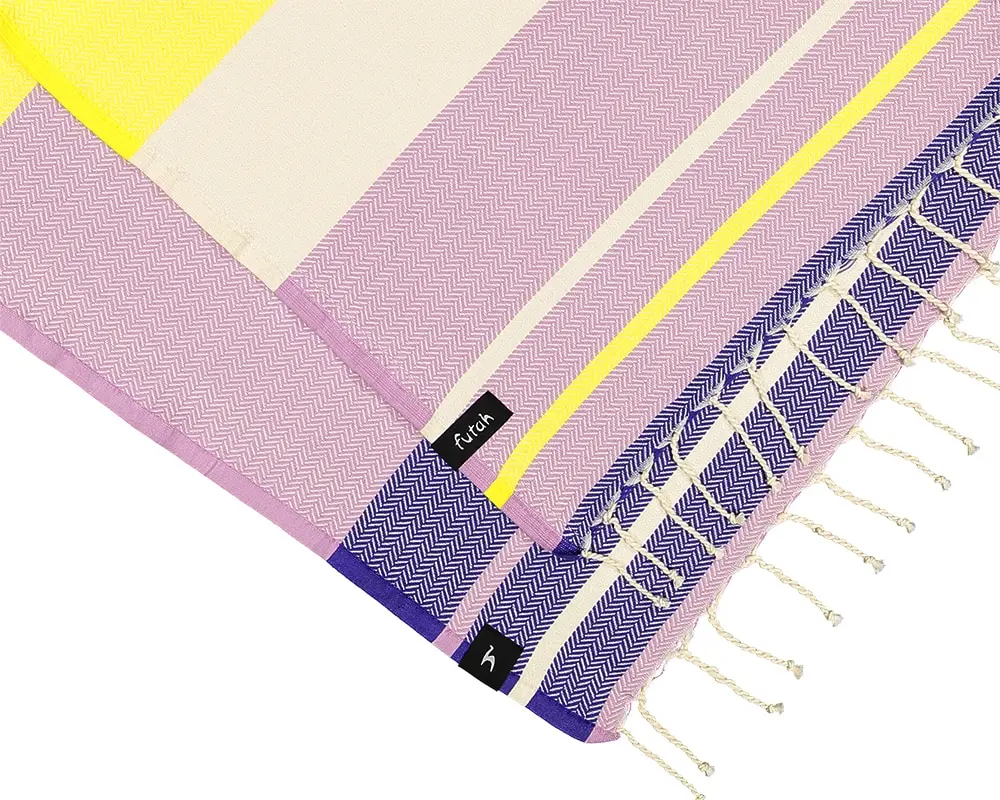 Futah - Papua Violet Beach Towel (2)
