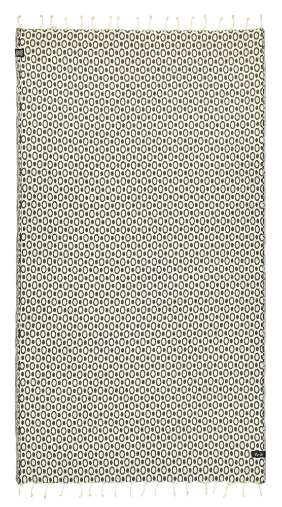 Futah - Pulse Black Beach Towel (2)