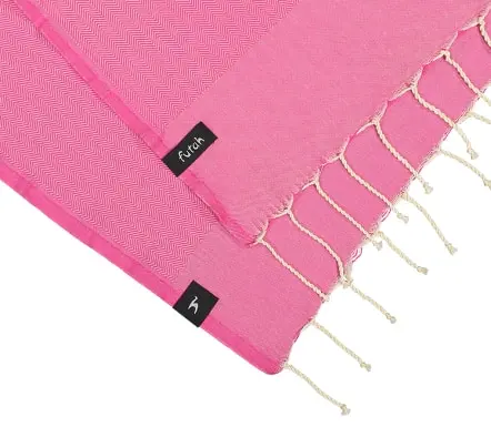 Ericeira Pink Beach Towel (2)