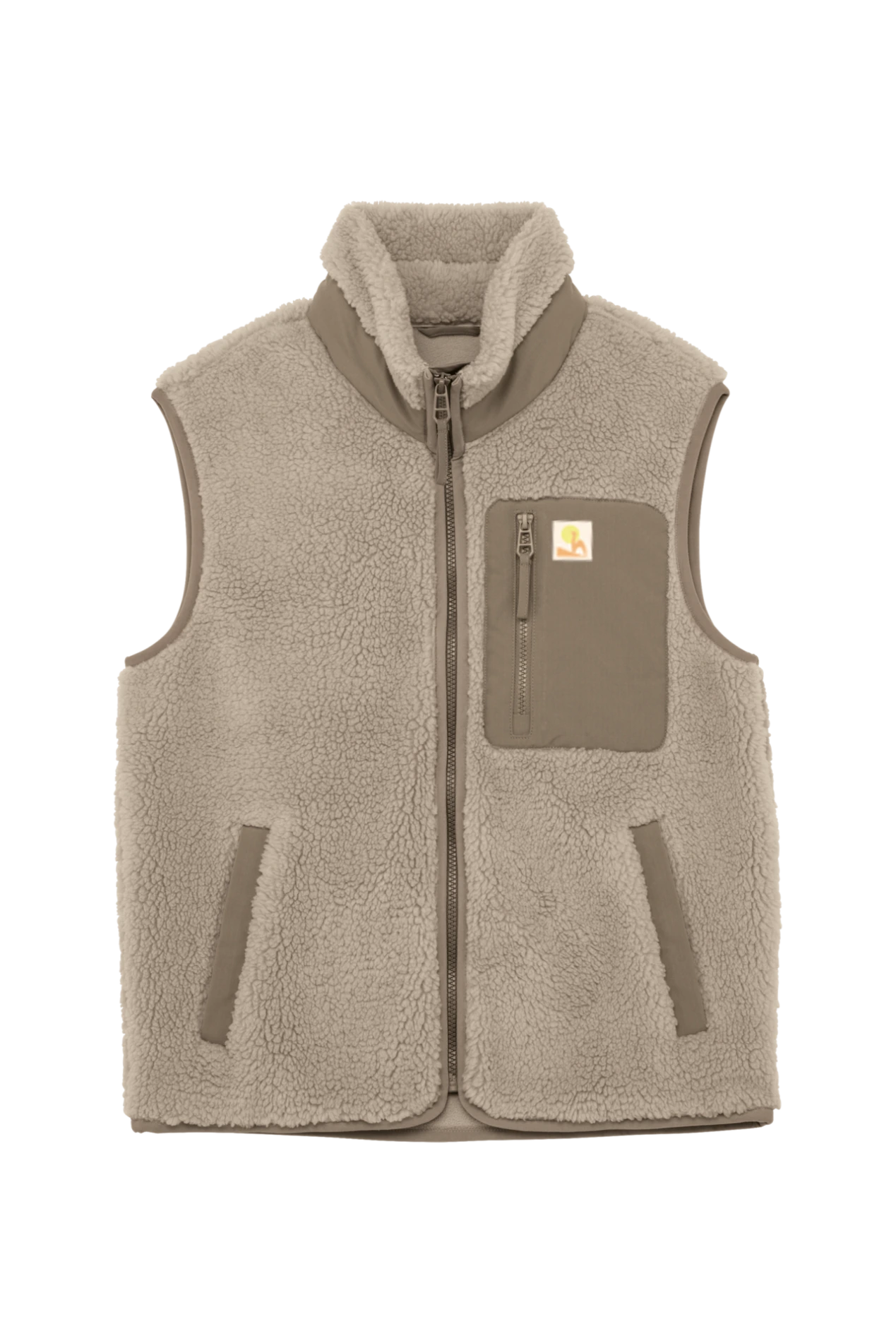 Futah - Sherpa Vest Beige (1)