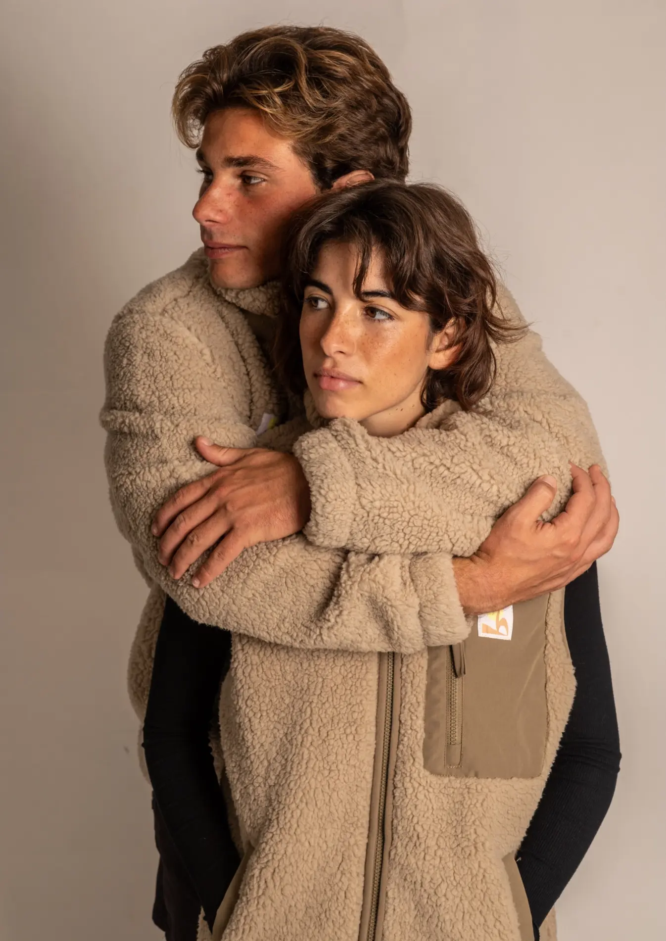 Futah - Sherpa Jacket Beige (3)