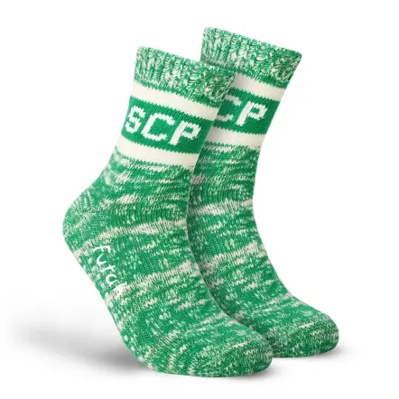 Sporting Green Flamé Cotton Socks SCP