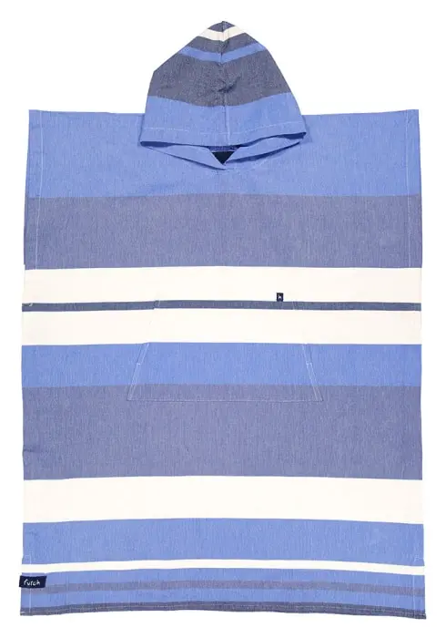 Futah - Papua Blue Adult Poncho (3)