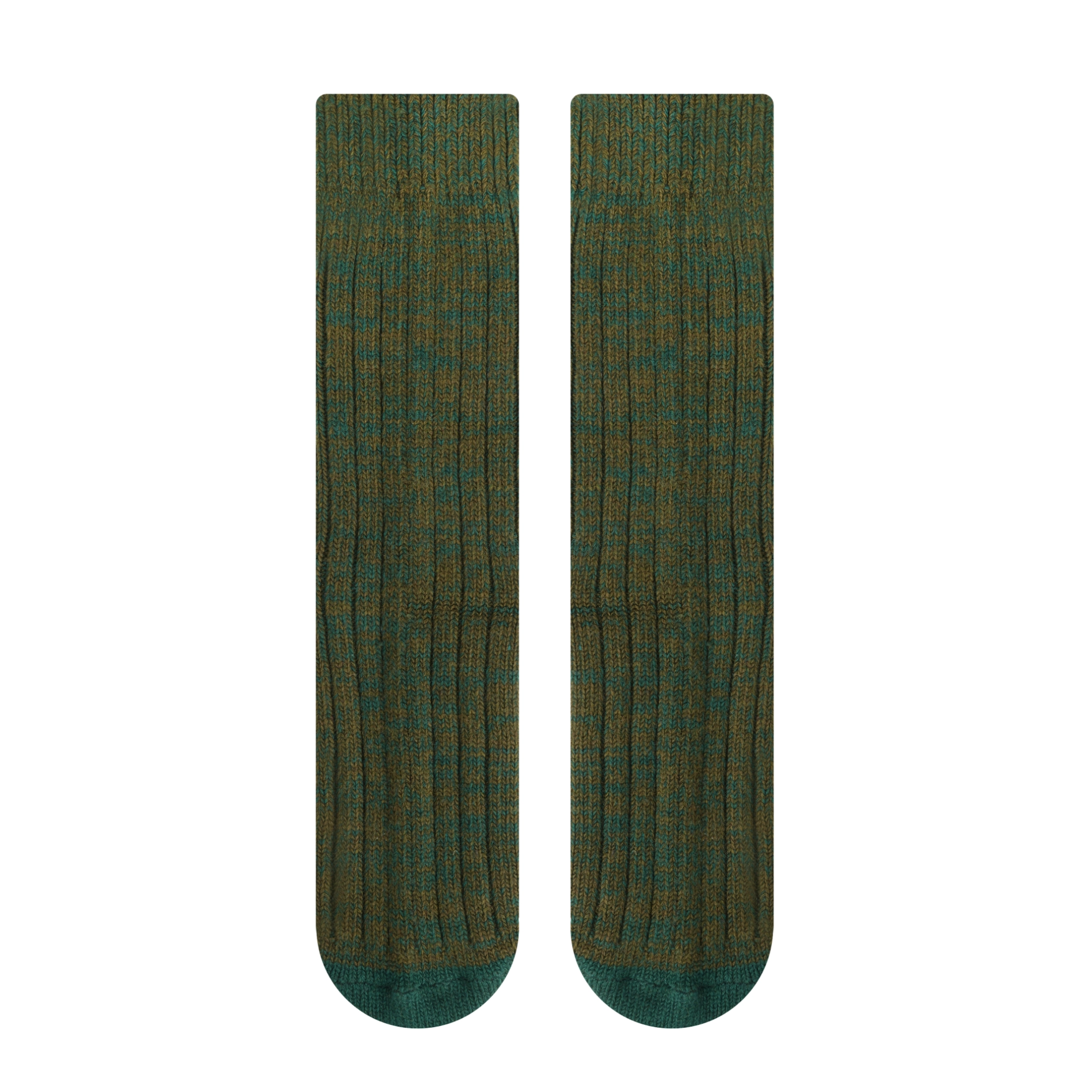 Futah - Cashmere & Wool Olive Socks (2)